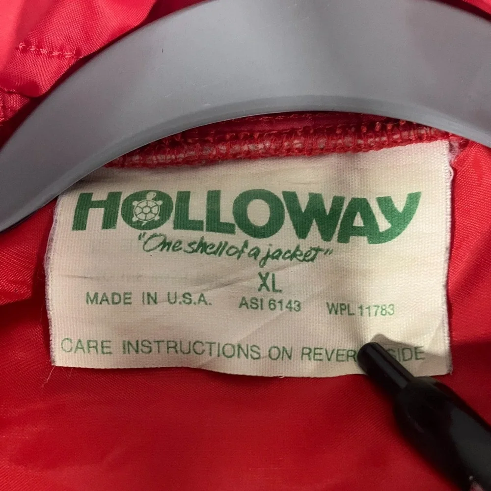Holloway Mastercraft Tires Vest Men's‎ Extra Large Red Insulated Snap Front
